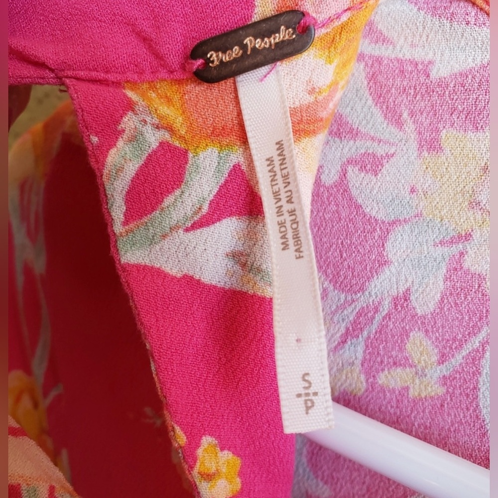 Free People - Tate Tunic in Lollipop Combo - Size Small - Picture 5 of 11